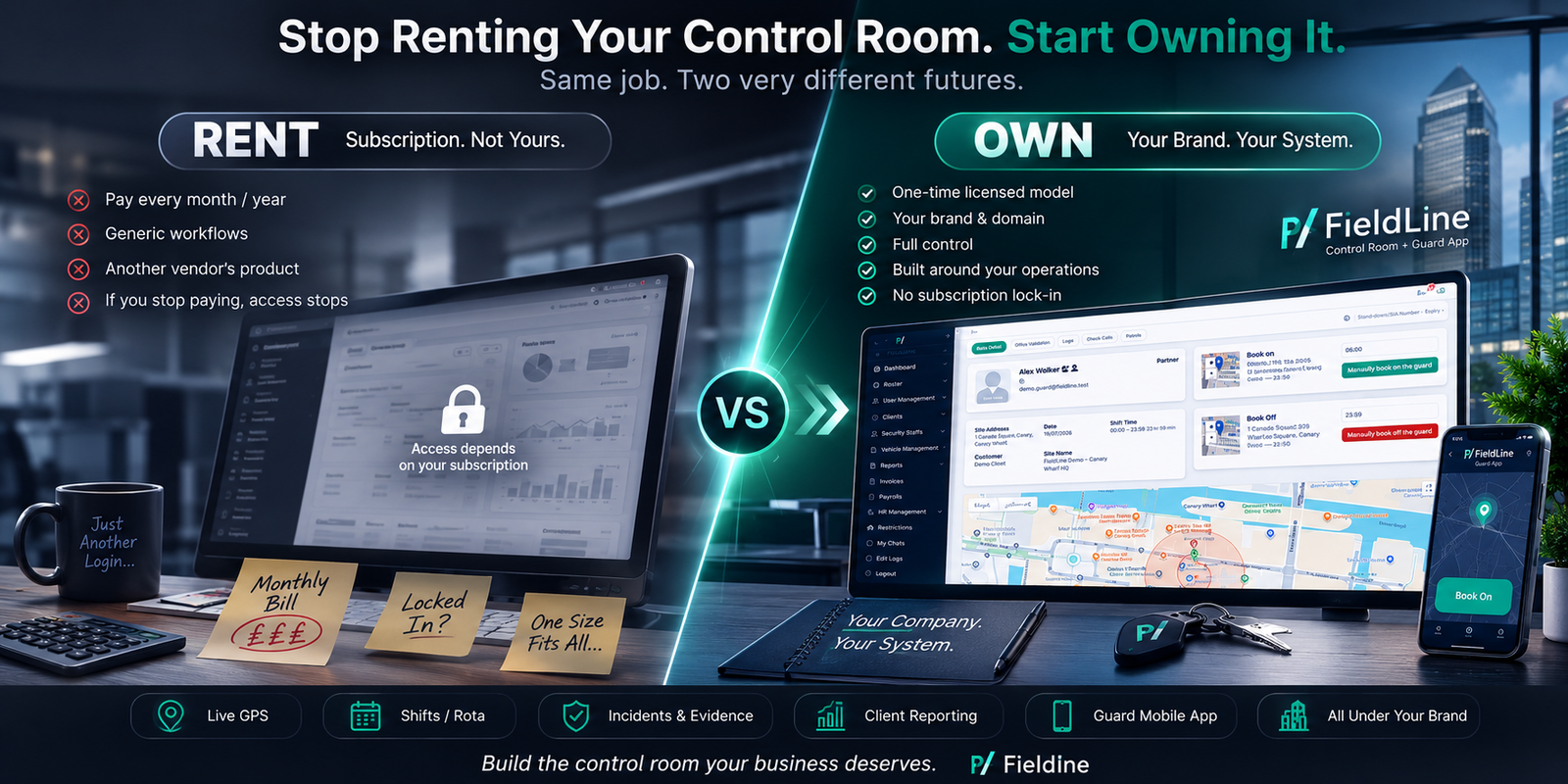 Own Your Control Room Software — Or Keep Renting It Every Year?
