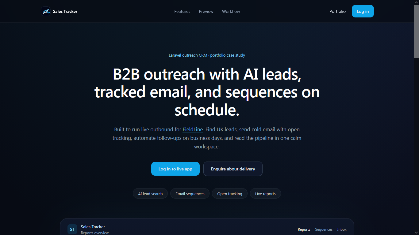 Sales Tracker