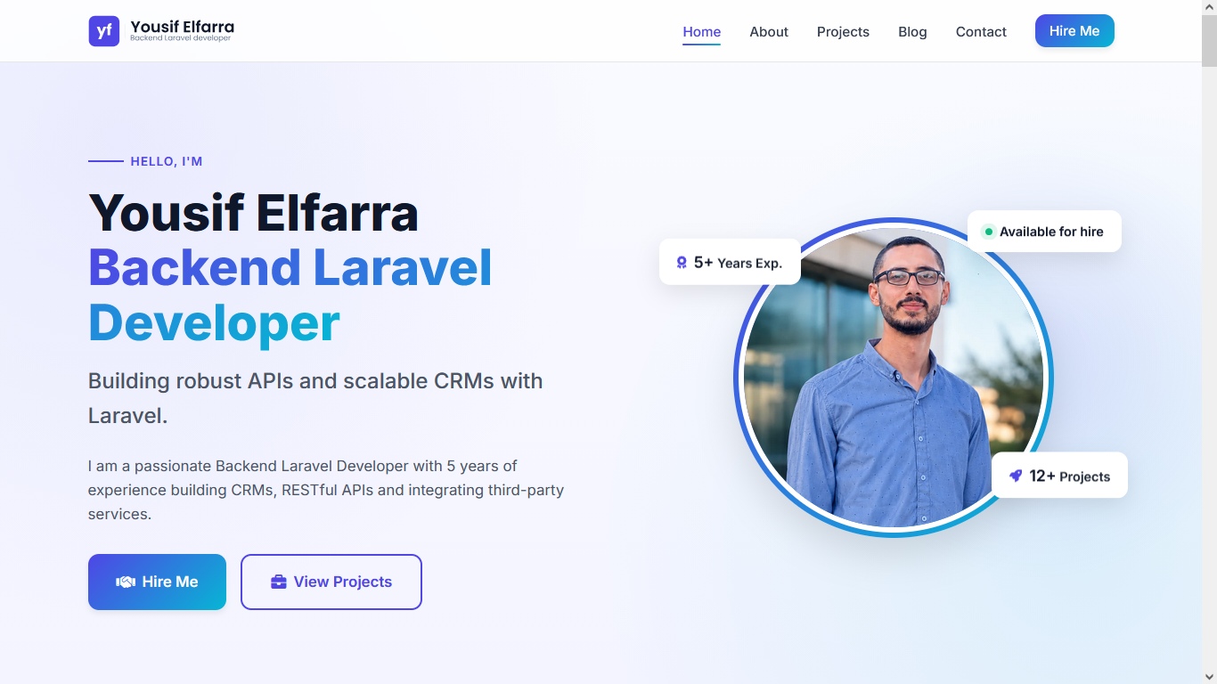 Personal Portfolio & Content CMS